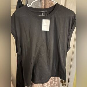 Forever 21 Classic Black Short Sleeve Tee